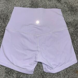 Purple 4” Biker Align Shorts